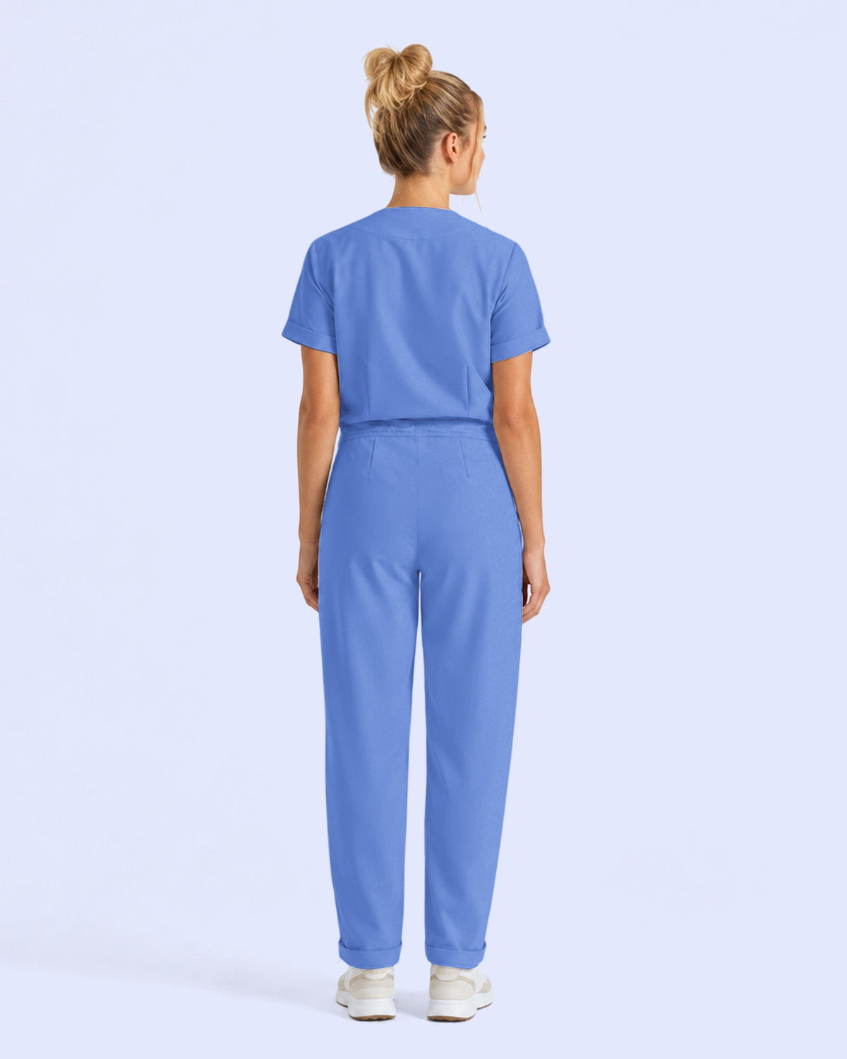 Women's Barrel Jumpsuit Ceil Blue - Scrubloop
