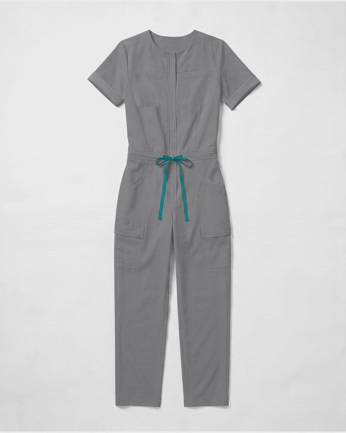 Women's Barrel Jumpsuit Heather Gray - Scrubloop