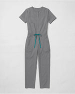 Women's Barrel Jumpsuit Heather Gray - Scrubloop
