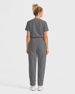 Women's Barrel Jumpsuit Heather Gray - Scrubloop