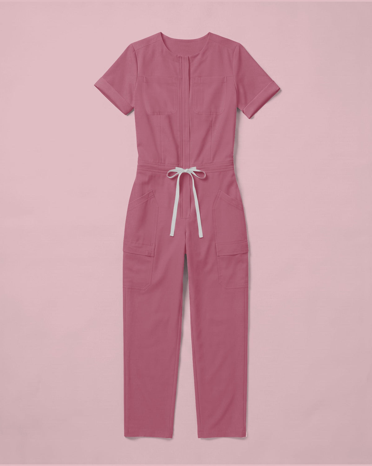 Women's Barrel Jumpsuit Mauve - Scrubloop