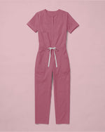 Women's Barrel Jumpsuit Mauve - Scrubloop
