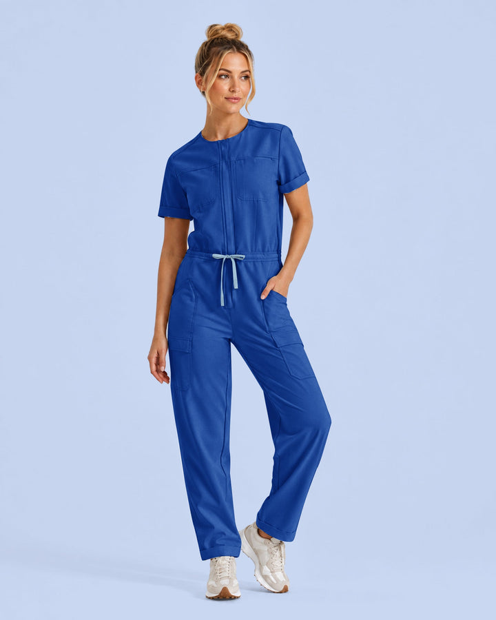 Women's Barrel Jumpsuit Royal Blue
