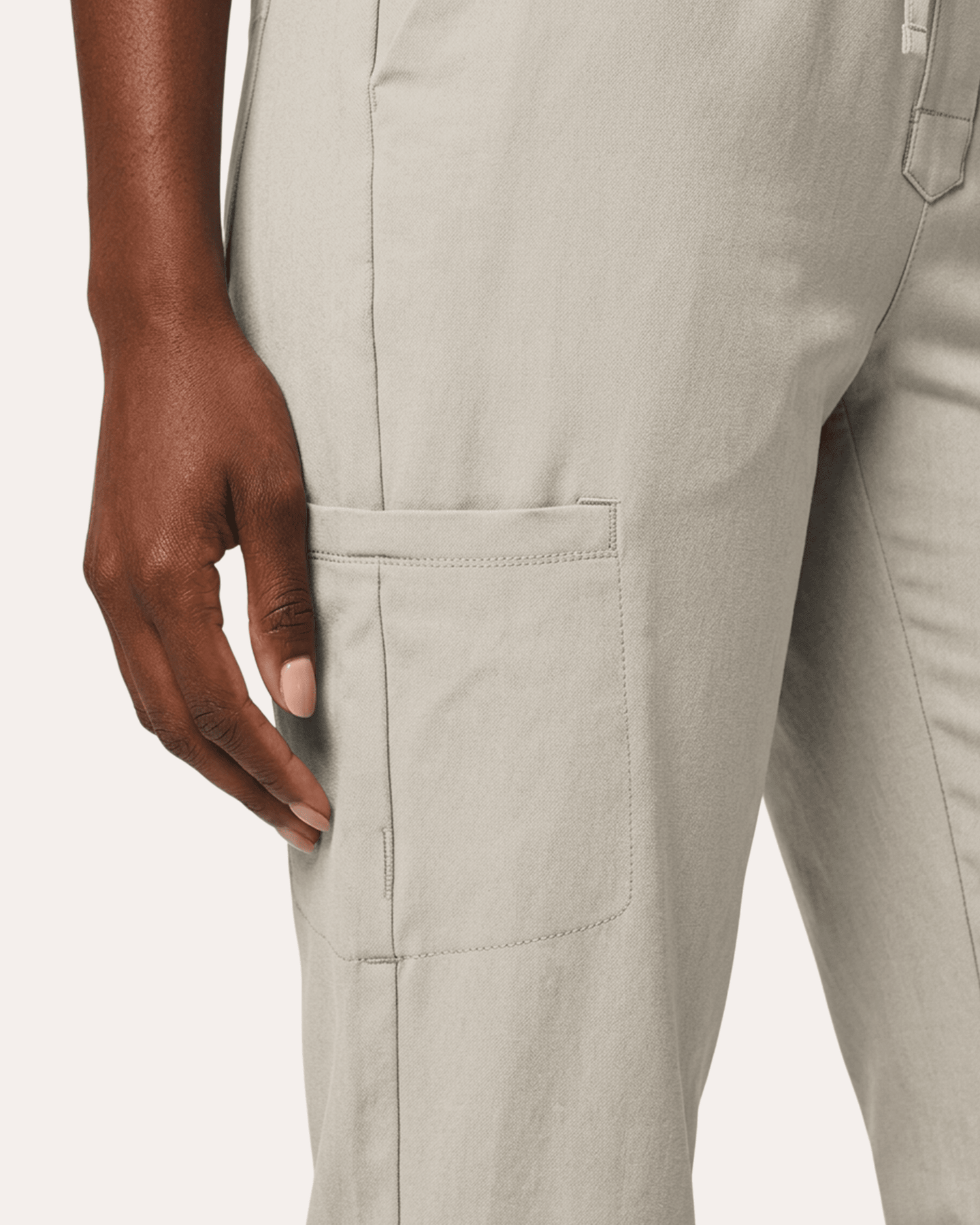 Women's Camp Collar Jumpsuit Birch - Scrubloop