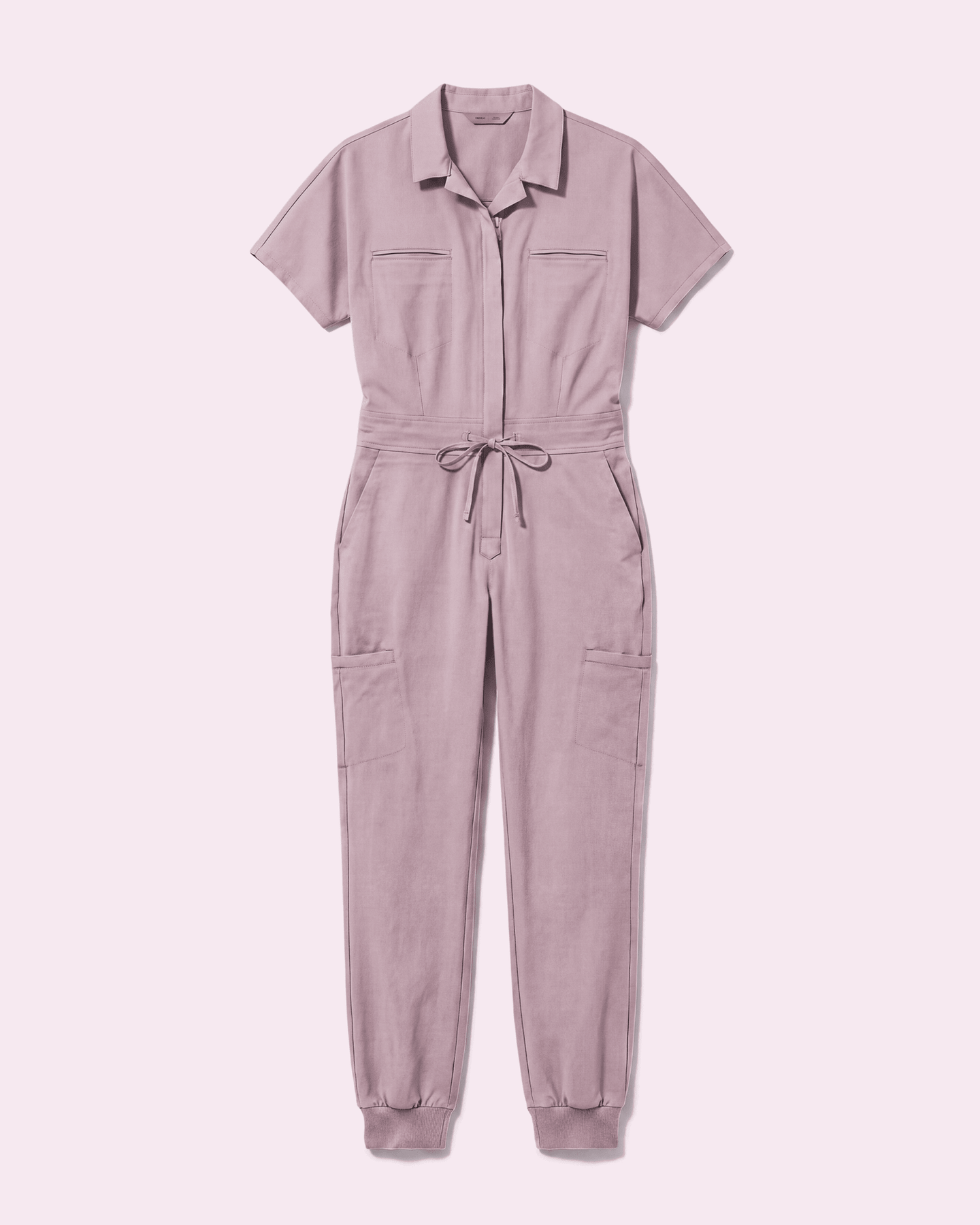 Women's Camp Collar Jumpsuit Blossom - Scrubloop