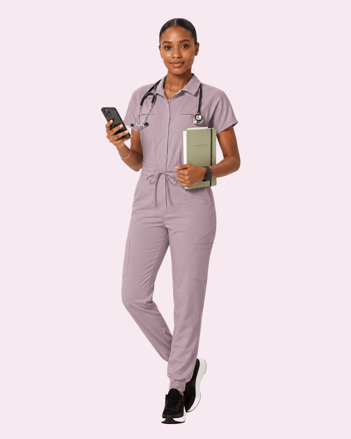 Women's Camp Collar Jumpsuit Blossom