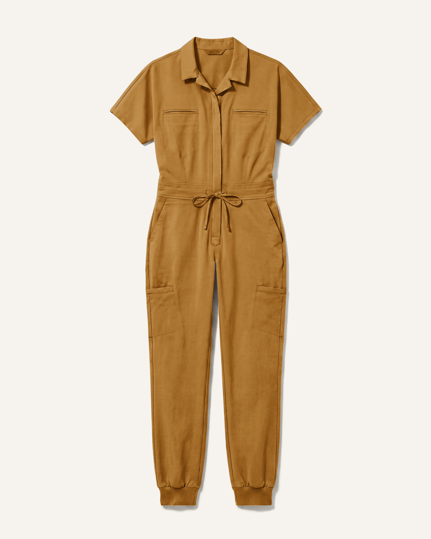 Women's Camp Collar Jumpsuit Cider - Scrubloop