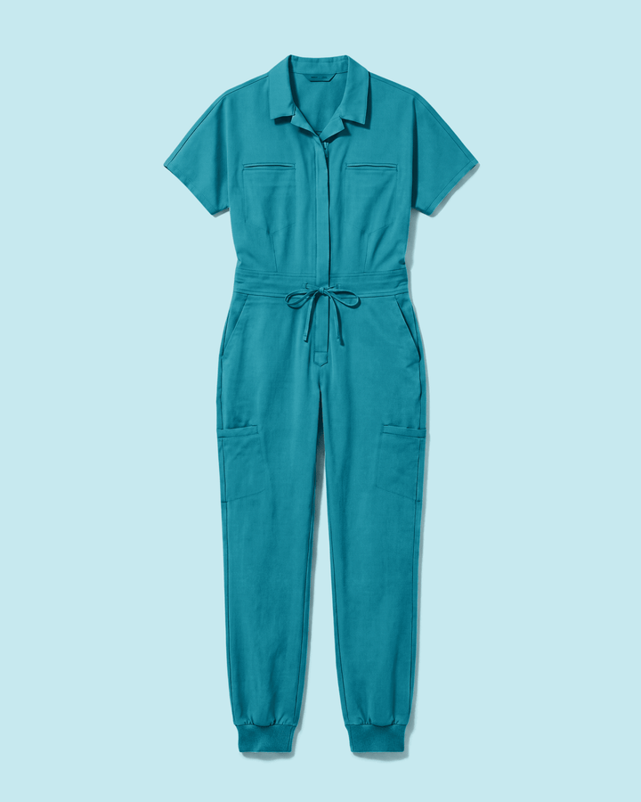 Women's Camp Collar Jumpsuit Marina