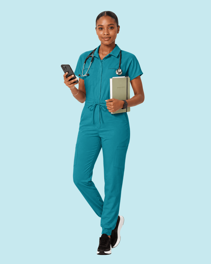 Women's Camp Collar Jumpsuit Marina