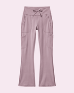 Women's High-Rise Flare Scrub Legging Blossom - Scrubloop