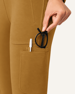 Women's High-Rise Flare Scrub Legging Cider - Scrubloop