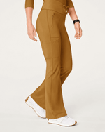Women's High-Rise Flare Scrub Legging Cider - Scrubloop