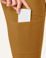 Women's High-Rise Flare Scrub Legging Cider - Scrubloop