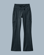 Women's High-Rise Flare Scrub Legging Dark Harbor - Scrubloop