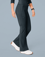 Women's High-Rise Flare Scrub Legging Dark Harbor - Scrubloop