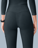 Women's High-Rise Flare Scrub Legging Dark Harbor - Scrubloop