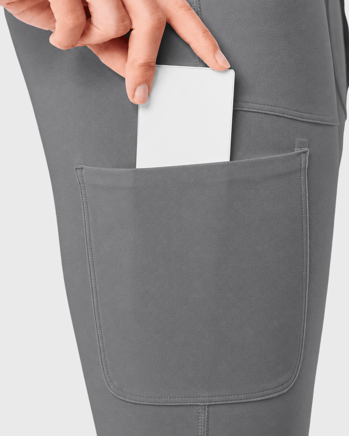 Women's High-Rise Flare Scrub Legging Heather Gray - Scrubloop