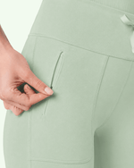 Women's High-Rise Flare Scrub Legging Mint - Scrubloop