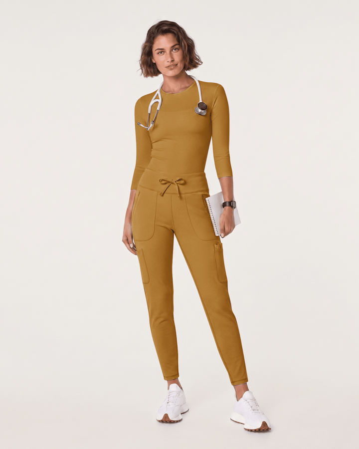 High-Rise Scrub Legging Cider