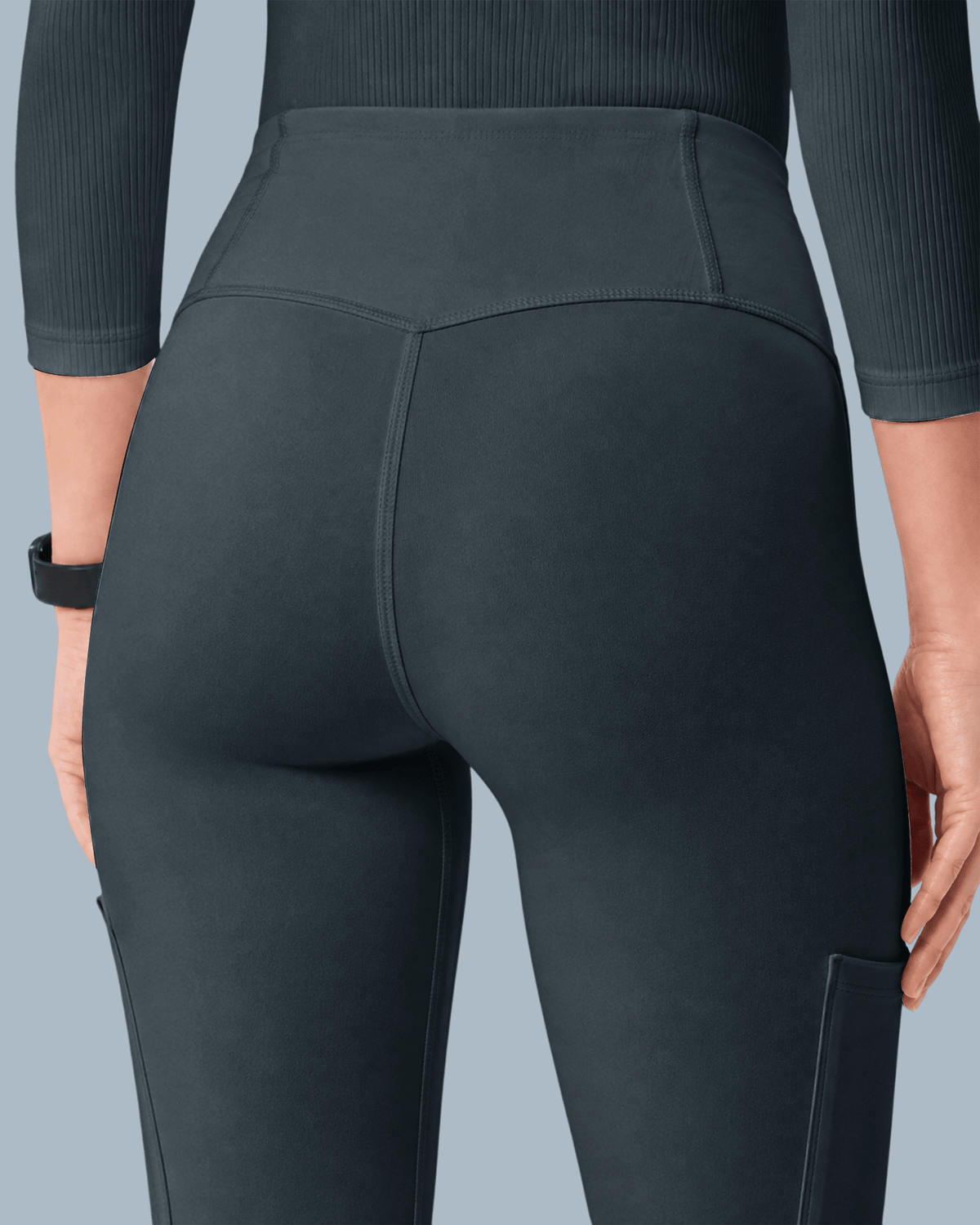 Women's High-Rise Scrub Legging Dark Harbor - Scrubloop