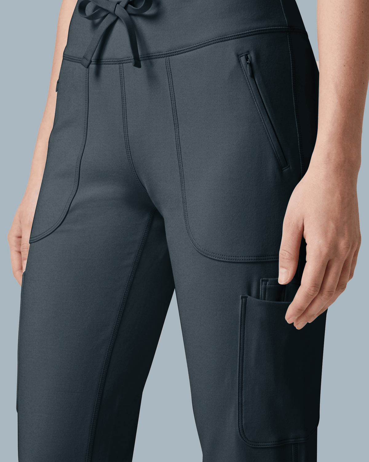 Women's High-Rise Scrub Legging Dark Harbor - Scrubloop