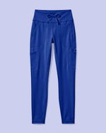 Women's High-Rise Scrub Legging Galaxy Blue - Scrubloop