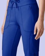 Women's High-Rise Scrub Legging Galaxy Blue - Scrubloop