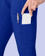 Women's High-Rise Scrub Legging Galaxy Blue - Scrubloop