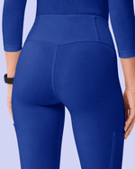 Women's High-Rise Scrub Legging Galaxy Blue - Scrubloop