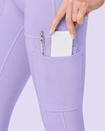 Women's High-Rise Scrub Legging Lavender - Scrubloop