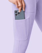 Women's High-Rise Scrub Legging Lavender - Scrubloop