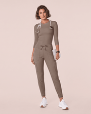 High-Rise Scrub Legging Mocha