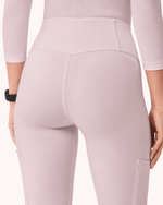 Women's High-Rise Scrub Legging Rose Quartz - Scrubloop