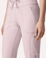 Women's High-Rise Scrub Legging Rose Quartz - Scrubloop