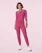 Women's High-Rise Scrub Legging Wild Berry