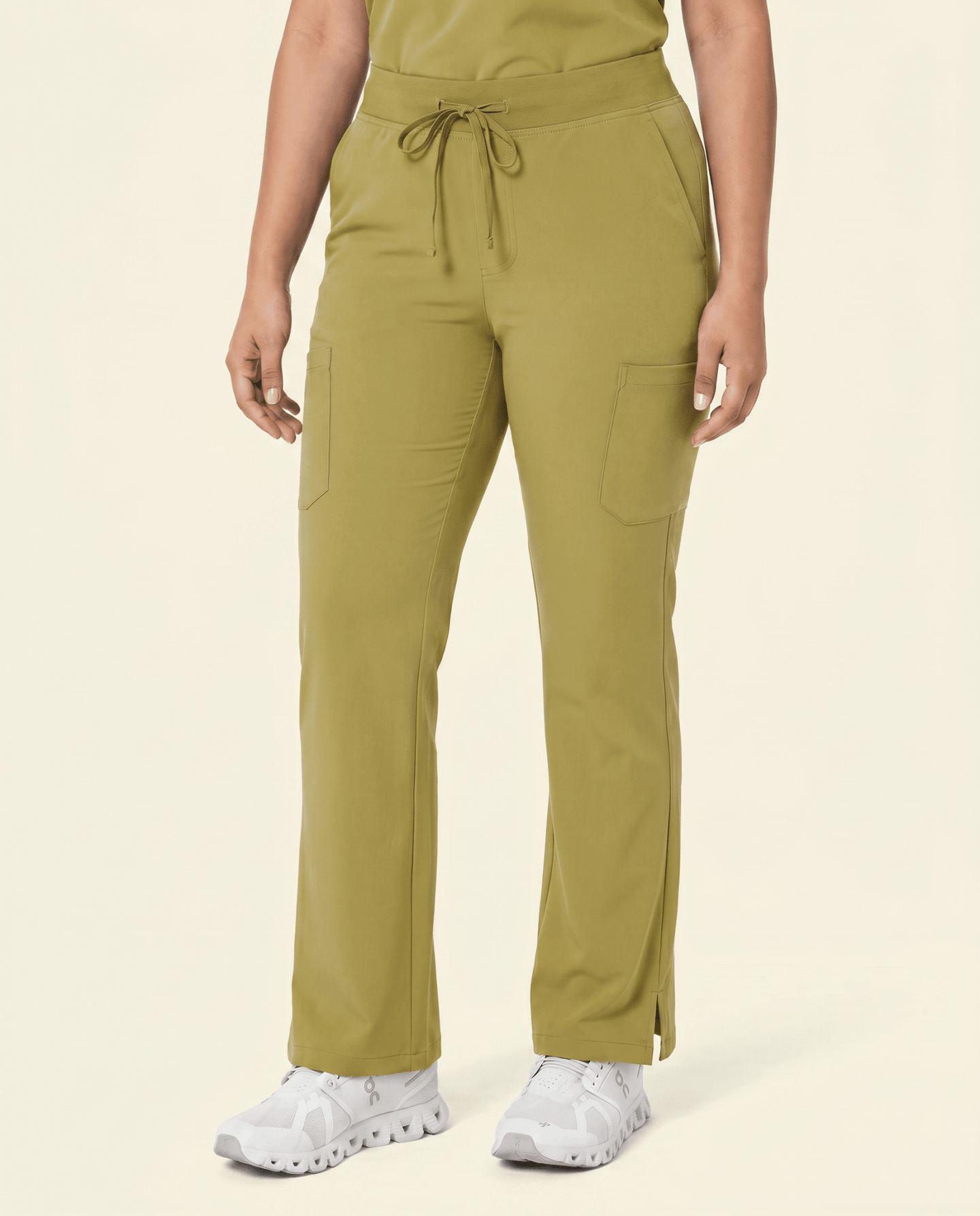 Women's High Waisted Cargo Pant Avocado - Scrubloop
