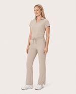 Women's High Waisted Cargo Pant Birch - Scrubloop