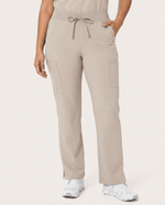 Women's High Waisted Cargo Pant Birch - Scrubloop