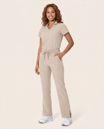Women's High Waisted Cargo Pant Birch - Scrubloop