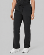 Women's High Waisted Cargo Pant Black - Scrubloop