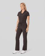 Women's High Waisted Cargo Pant Charcoal - Scrubloop