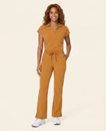 Women's High Waisted Cargo Pant Cider - Scrubloop