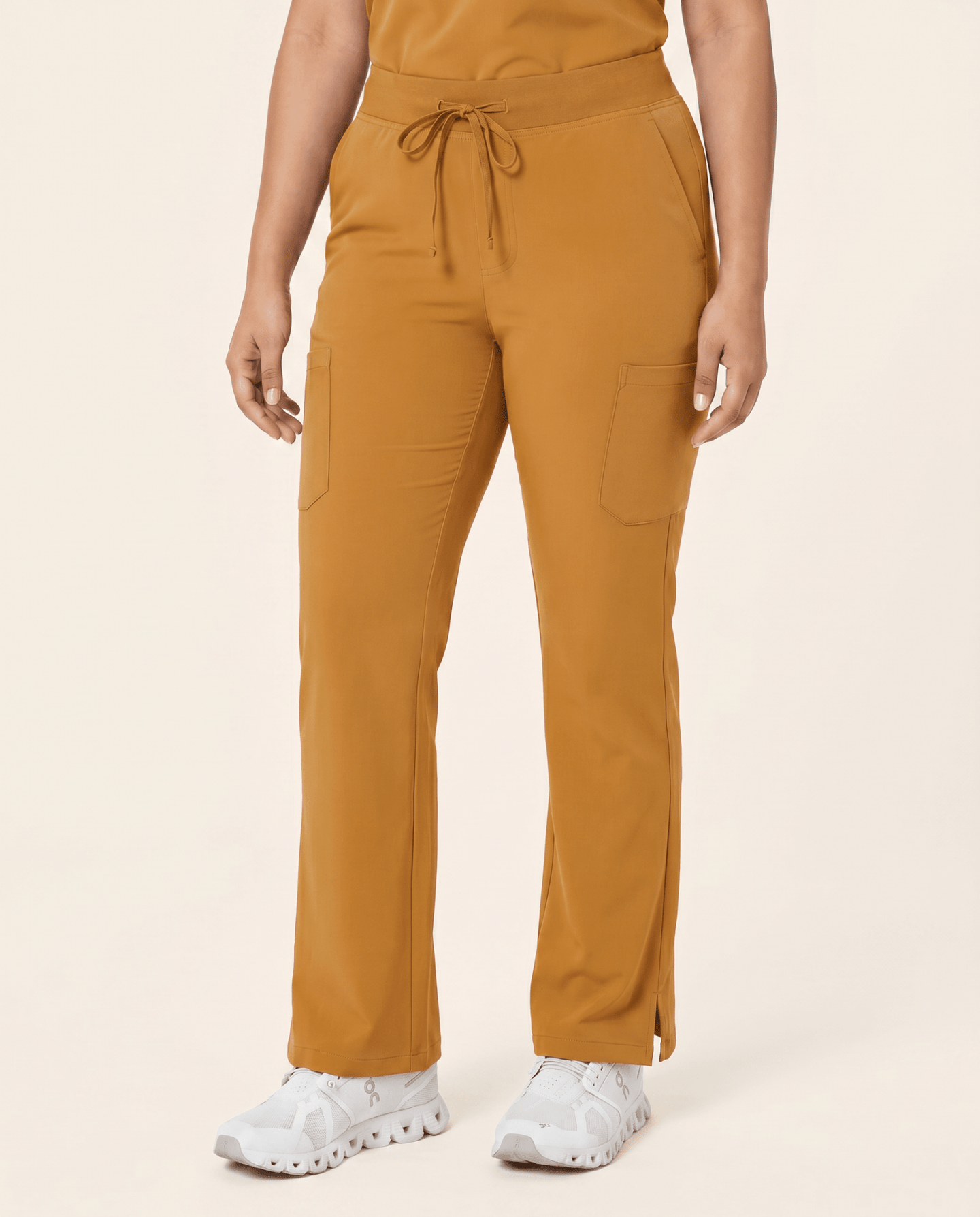 Women's High Waisted Cargo Pant Cider - Scrubloop