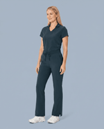 Women's High Waisted Cargo Pant Dark Harbor - Scrubloop