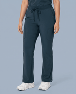 Women's High Waisted Cargo Pant Dark Harbor - Scrubloop
