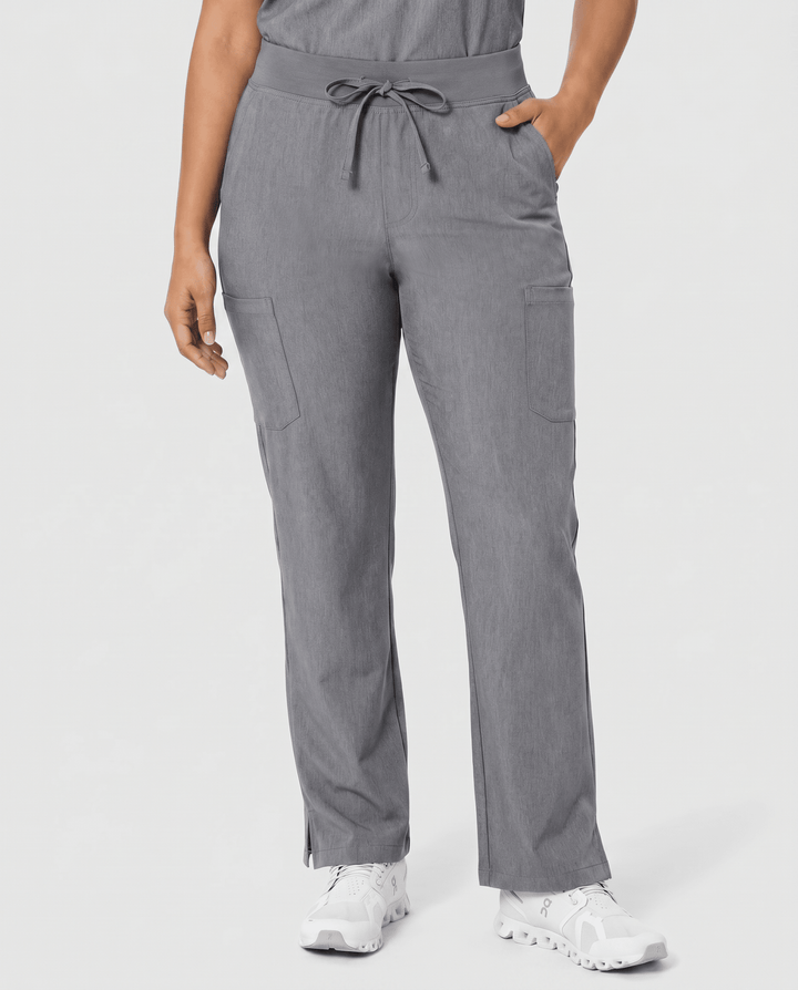 Women's High Waisted Cargo Pant Heather Gray