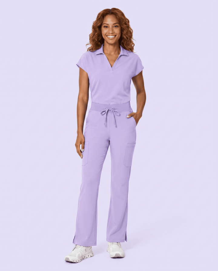 Women's High Waisted Cargo Pant Lavender