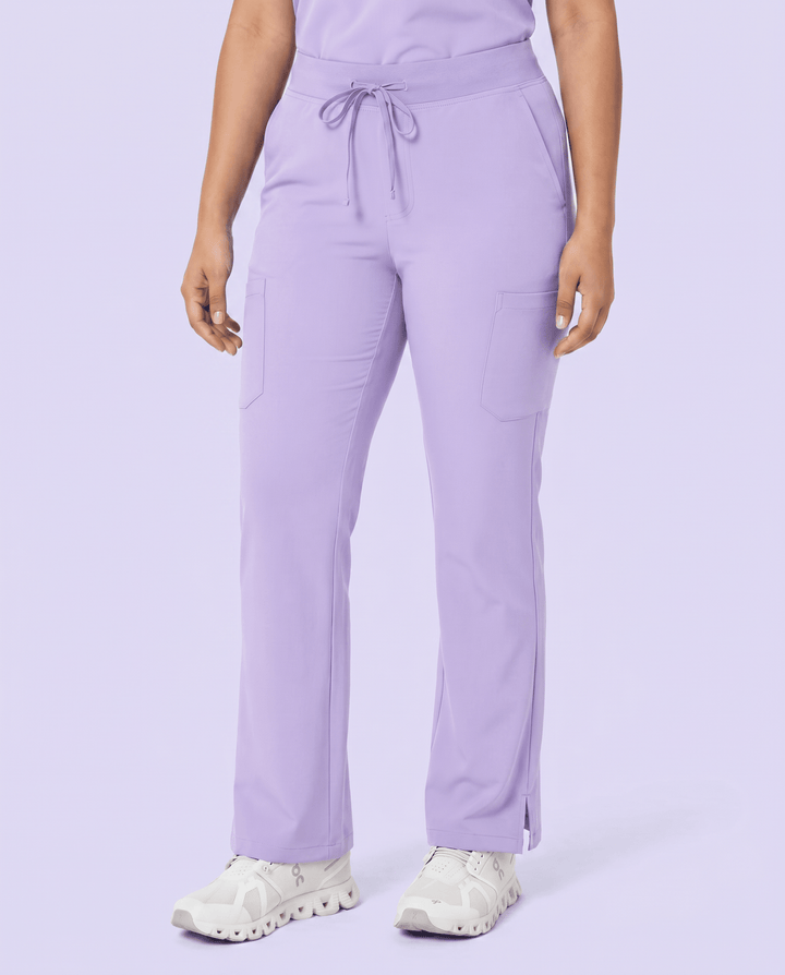 Women's High Waisted Cargo Pant Lavender