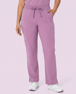 Women's High Waisted Cargo Pant Lilac - Scrubloop