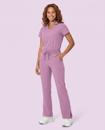 Women's High Waisted Cargo Pant Lilac - Scrubloop